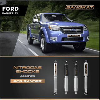 SANDKAT 4WD Ford Ranger T5 PJ PK Nitrogas Type Shock Absorber 2006β2011