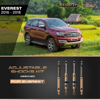 SANDKAT 4WD Ford Everest 2016β2018 U375 Adjustable Type Shock Absorber