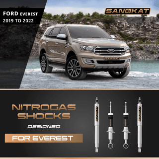 SANDKAT 4WD Ford Everest 2018β2022 U375 Nitrogas Type Shock Absorber