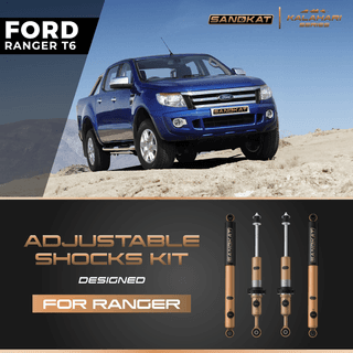 SANDKAT 4WD Ford Ranger T6 Adjustable Type Shock Absorber