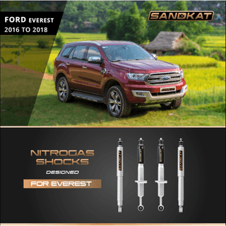SANDKAT 4WD Ford Everest 2016β2018 U375 Nitrogas Type Shock Absorber