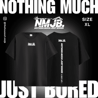NMJB Oversized Signature Tee_Size XL