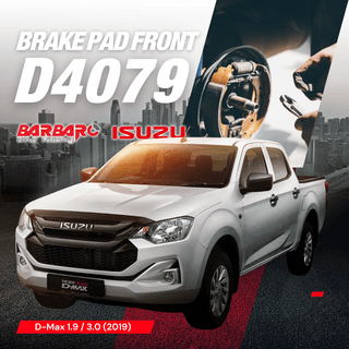 Barbaro Brake Pad D4079 Front for Isuzu D-Max 1.9 / 3.0 (2019)