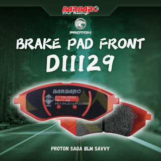 Barbaro Brake Pad D11129 Front for Proton Saga BLM Savvy