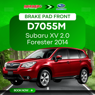 Barbaro Brake Pad D7055M Front for Subaru XV 2.0 Forester 2014