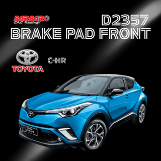 Barbaro Brake Pad D2357 Front for Toyota C-HR