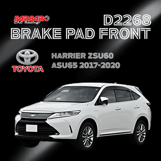 Barbaro Brake Pad D2268 Front for Toyota Harrier ZSU60 ASU65 2017-2020