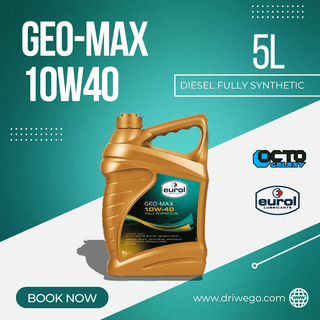 Eurol Geo-Max 10W40 5L Diesel Fully Synthetic