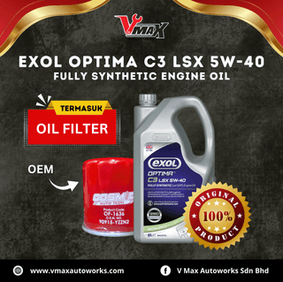 EXOL Optima C3 LSX 5W-40 + Oil Filter