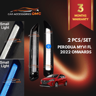 Perodua Myvi Daylight 2022 - 2024 With Signal Function With Cover Perodua Myvi Gen3 Facelift Led Signal Running