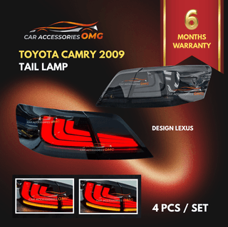 Toyota Camry ACV40 ACV41 2006 - 2011 Dynamic Tail Lamp Running Tail Light LED Lexus Style Lampu Belakang