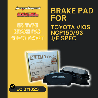 (TOYOTA VIOS NCP150/93 J/E SPEC) DIXCEL BRAKE PAD EC TYPE 450C