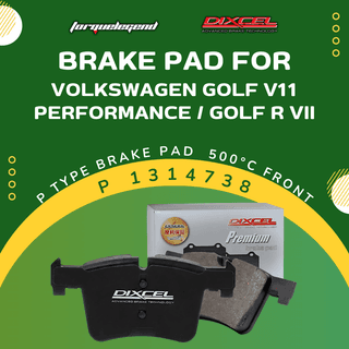 (VOLKSWAGEN GOLF V11 PERFORMANCE / GOLF R VII) DIXCEL BRAKE PAD P TYPE 500C