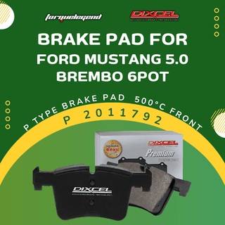 (FORD MUSTANG 5.0 BREMBO 6POT) DIXCEL BRAKE PAD P TYPE 500C