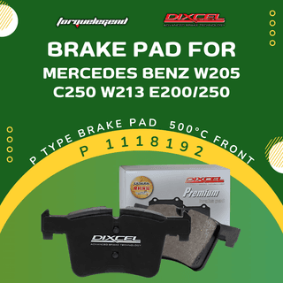 (MERCEDES BENZ W205 C250 W213 E200/250) DIXCEL BRAKE PAD P TYPE 500C