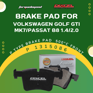 (VOLKSWAGEN GOLF GTI MK7/PASSAT B8 1.4/2.0) DIXCEL BRAKE PAD P TYPE 500C