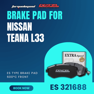 (NISSAN TEANA L33) DIXCEL BRAKE PAD ES TYPE 600C