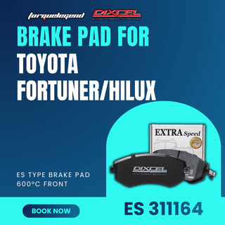 (TOYOTA FORTUNER/HILUX) DIXCEL BRAKE PAD ES TYPE 600C