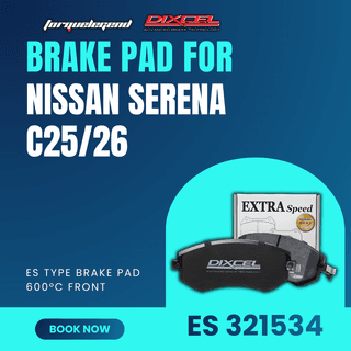 (NISSAN SERENA C25/26) DIXCEL BRAKE PAD 600C