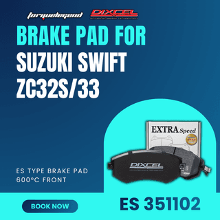 (SUZUKI SWIFT ZC32S/33) DIXCEL BRAKE PAD ES TYPE 600C
