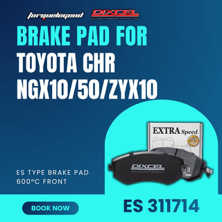 (TOYOTA CHR NGX10/50/ZYX10) DIXCEL BRAKE PAD ES TYPE 600C