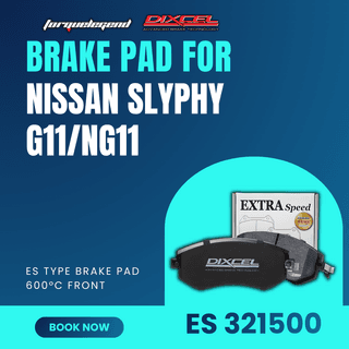 (NISSAN SLYPHY G11/NG11) DIXCEL BRAKE PAD 600C