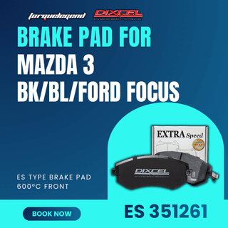 (MAZDA 3 BK/BL/FORD FOCUS) DIXCEL BRAKE PAD 600C