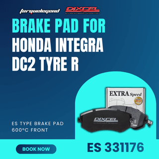 (HONDA INTEGRA DC2 TYRE R) DIXCEL BRAKE PAD 600C