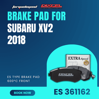 (SUBARU XV2 2018) DIXCEL BRAKE PAD ES TYPE 600C