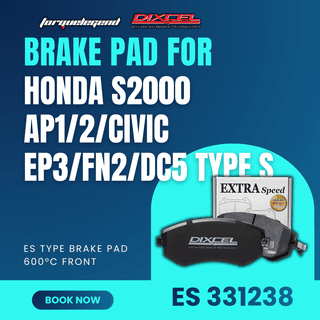 (HONDA S2000 AP1/2/CIVIC EP3/FN2/DC5 TYPE S ) DIXCEL BRAKE PAD ES TYPE 600C