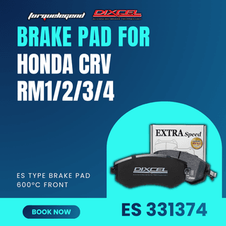 (HONDA CRV RM1/2/3/4) DIXCEL BRAKE PAD ES TYPE 600C