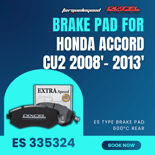 (HONDA ACCORD CU2 2008'- 2013') DIXCEL BRAKE PAD ES TYPE 600C