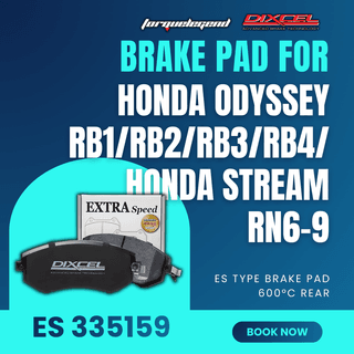 (HONDA ODYSSEY RB1/RB2/RB3/RB4/HONDA STREAM RN6-9) DIXCEL BRAKE PAD ES TYPE 600C