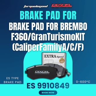 (BRAKE PAD FOR BREMBO F360/GranTurismoKIT(CaliperFamilyA/C/F) 4 POT) DIXCEL ES Type 0-600C Brake Pad