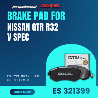(NISSAN GTR R32 V SPEC) DIXCEL BRAKE PAD ES TYPE 600C