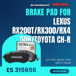(LEXUS RX200T/RX300/RX450H/TOYOTA CH-R ) DIXCEL BRAKE PAD ES TYPE 600C