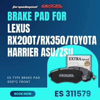 (LEXUS RX200T/RX350/TOYOTA HARRIER ASU/ZSU) DIXCEL BRAKE PAD ES TYPE 600C