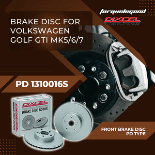 (VOLKSWAGEN GOLF GTI MK5/6/7) DIXCEL BRAKE DISC PD TYPE