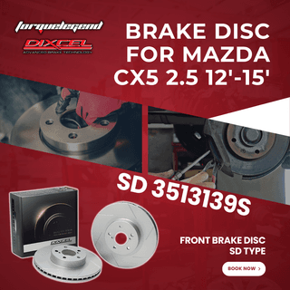 (MAZDA CX5 2.5 12'-15') DIXCEL BRAKE DISC SD TYPE