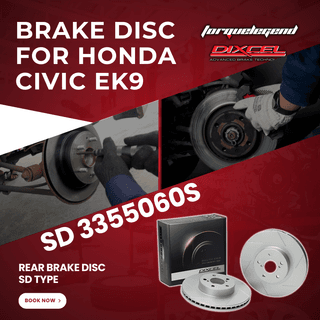 (HONDA CIVIC EK9) DIXCEL BRAKE DISC SD TYPE