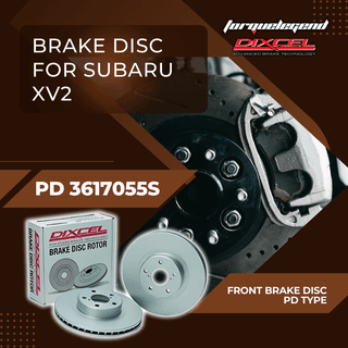 (SUBARU XV2) DIXCEL BRAKE DISC PD TYPE