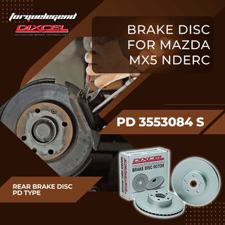 (MAZDA MX5 NDERC ) DIXCEL BRAKE DISC PD TYPE