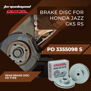 (HONDA JAZZ GK5 RS) DIXCEL BRAKE DISC PD TYPE