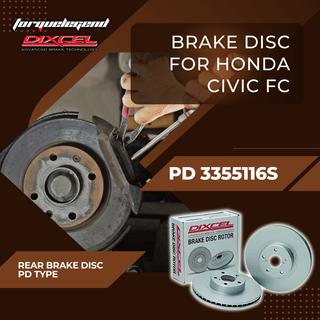 (HONDA CIVIC FC) DIXCEL BRAKE DISC PD TYPE