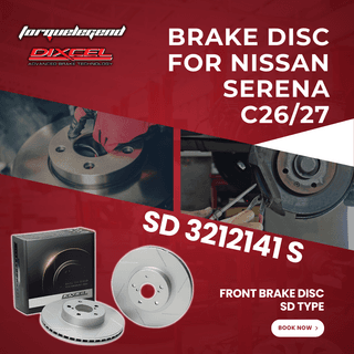 (NISSAN SERENA C26/27) DIXCEL BRAKE DISC SD TYPE