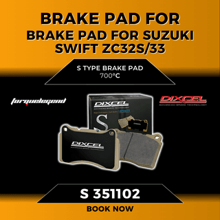 (BRAKE PAD FOR SUZUKI SWIFT ZC32S/33) DIXCEL BRAKE PAD S TYPE 700C