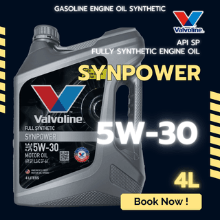 Valvoline SynPower 5W-30 API SP Fully Synthetic Engine Oil 4L