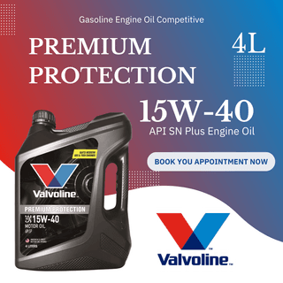 Valvoline Premium Protection 15W-40 API SN Plus Engine Oil 4L