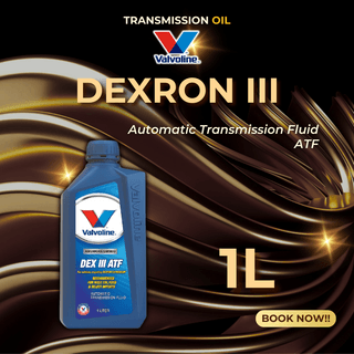 Valvoline Dexron III Automatic Transmission Fluid ATF 1L