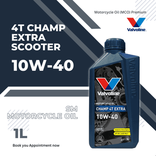 Valvoline 4T Champ Extra Scooter 10W-40 SM Motorcycle Oil 1L
